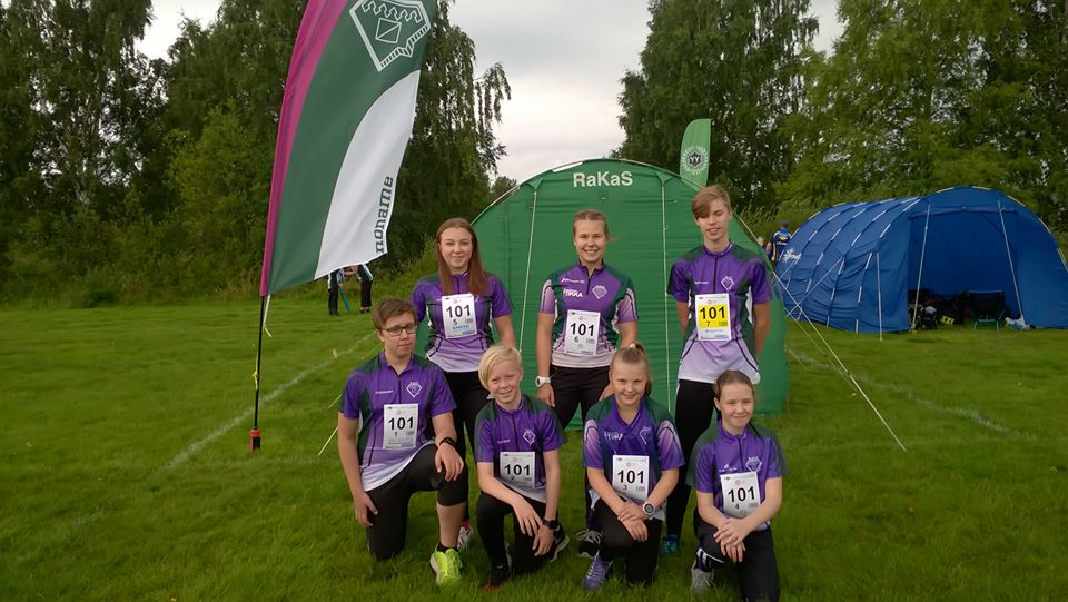 RaKaS-joukkue Nuorten Jukolassa 2017